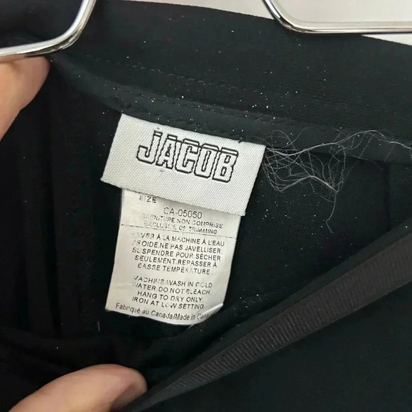 Vintage  Jacob maxi black dress - Picture 8 of 11